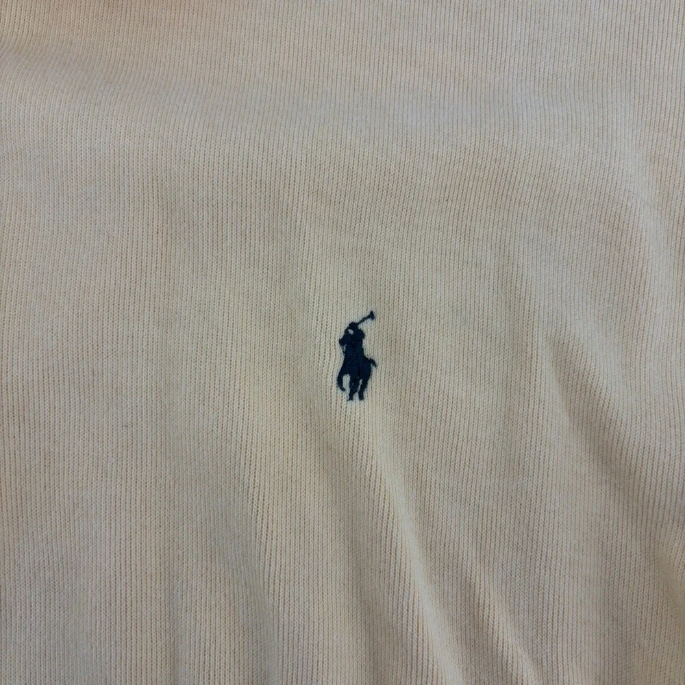 Polo Ralph‎ Lauren Quarter Zip Men 3XLT Yellow Ribbed Cotton Pullover Preppy